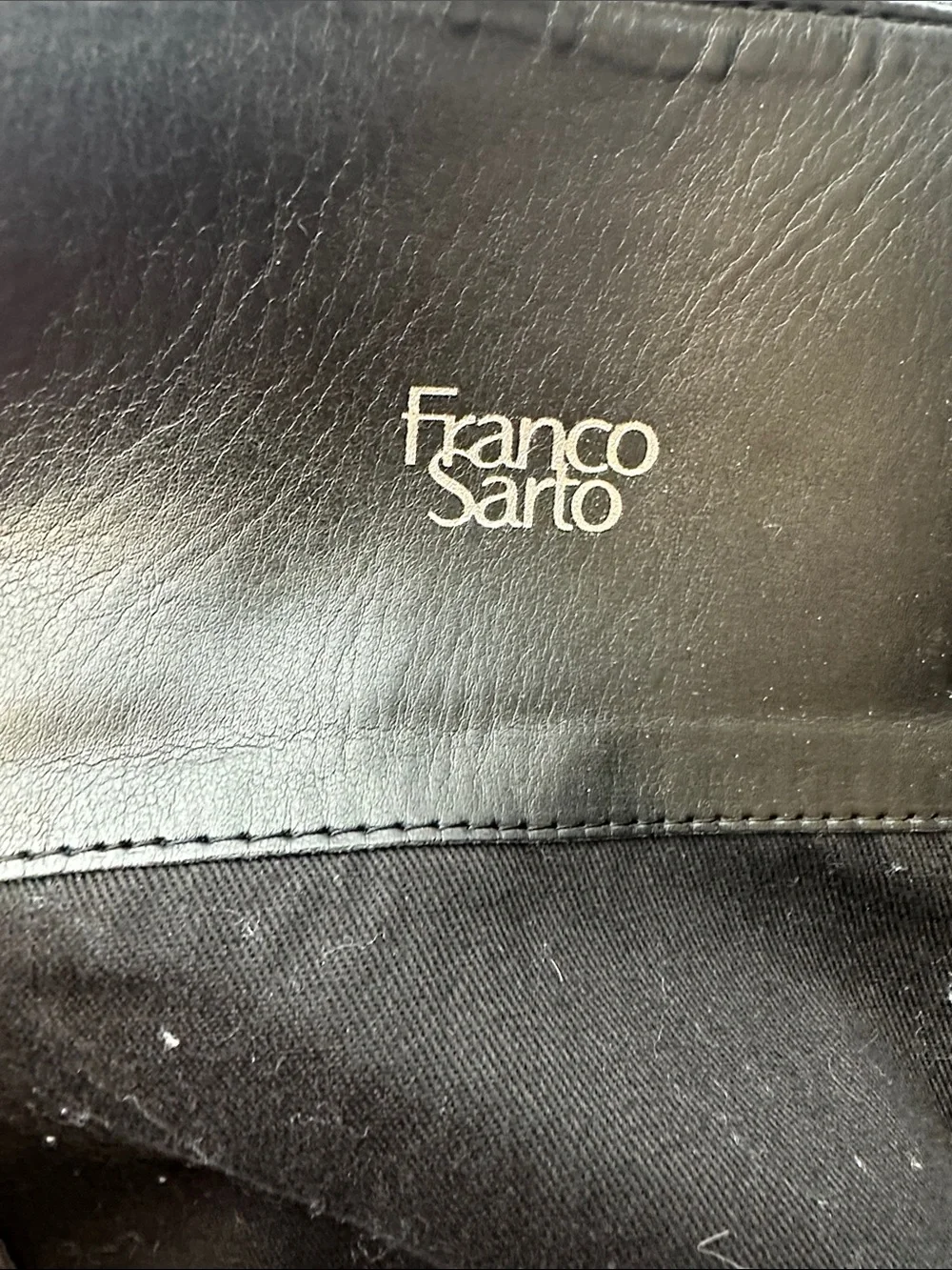 Franco Sarto Daya Black Over-the-Knee Leather Boots